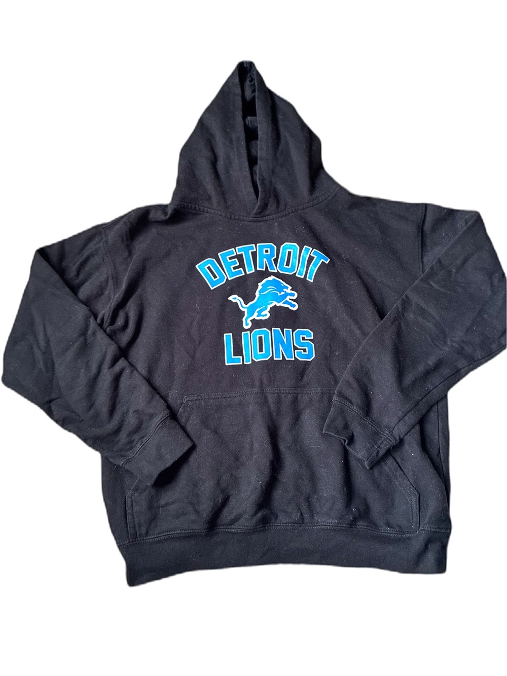 Kids XL Detroit Lions Black Hoodie with Logo